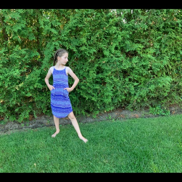 Adorable summer dress for girls with pockets! - Picture 1 of 5